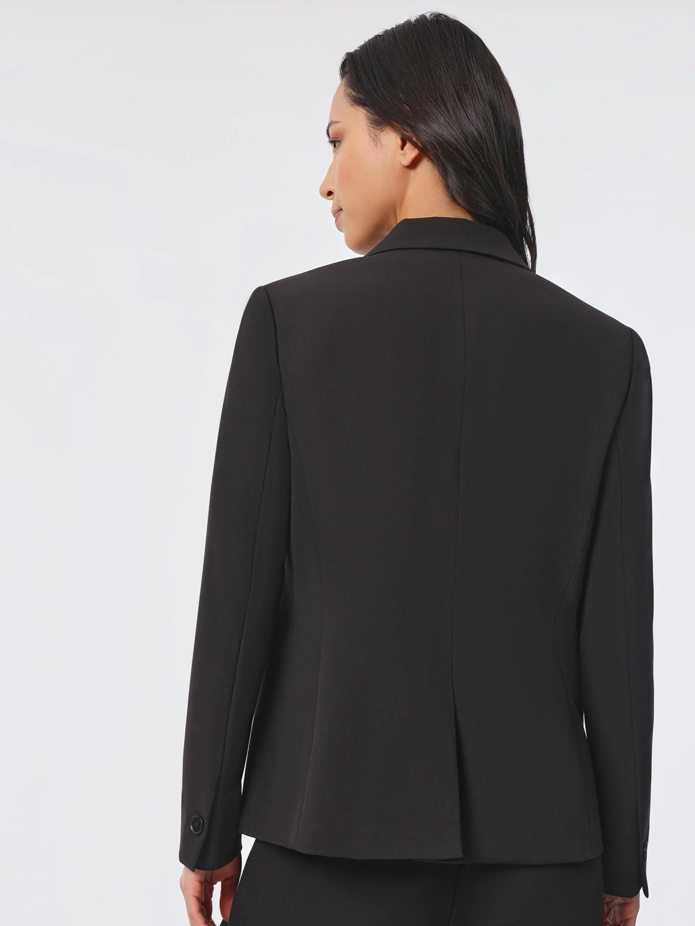 Notch Collar Bi-Stretch Blazer - Image 3
