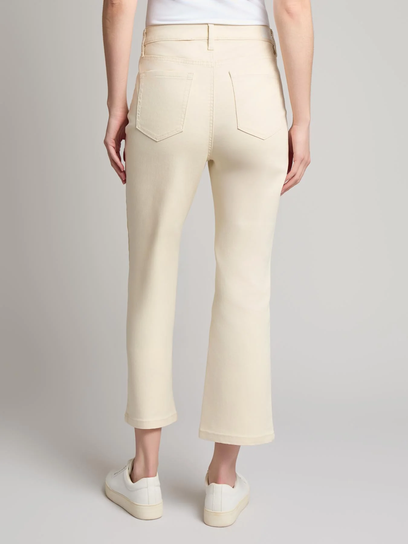Petite Lexington Cropped Kick Flare Jeans - Image 3