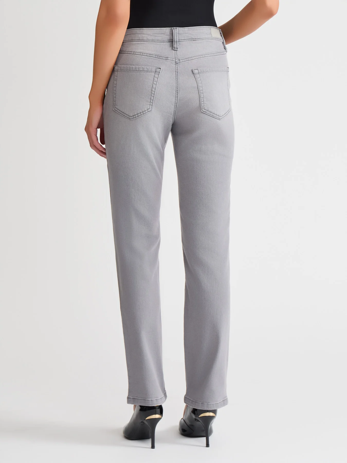 Petite Lexington Straight Leg Jeans, Slater Wash - Image 3