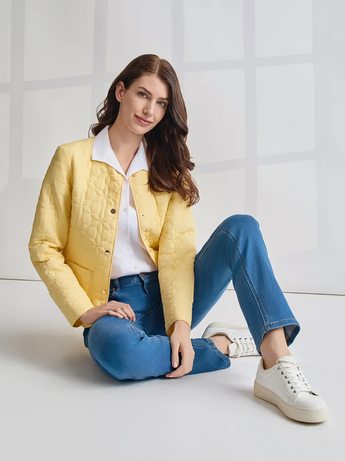 Petite Quilted Flower Jacket - Image 7