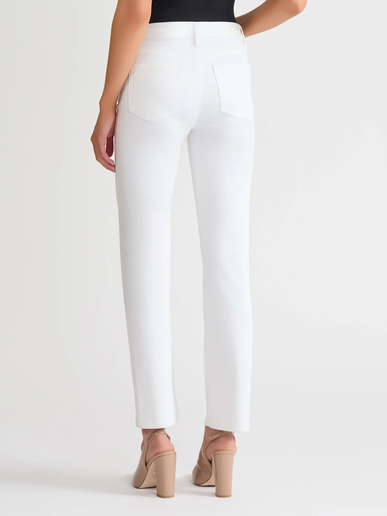 Plus Lexington Straight Leg Jeans, Soft White - Image 3