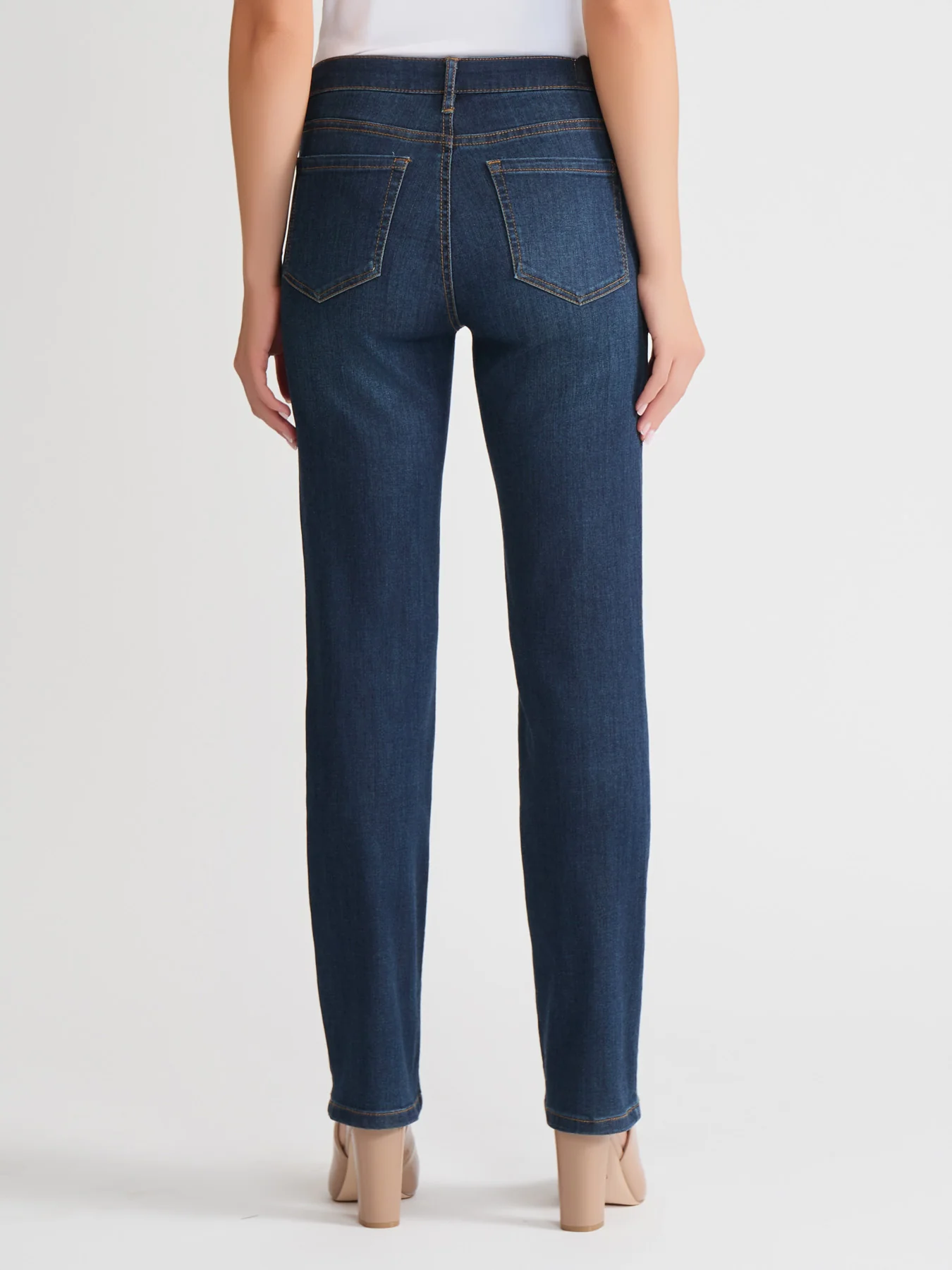 Plus Lexington Straight Leg Jeans, West Point Wash - Image 3