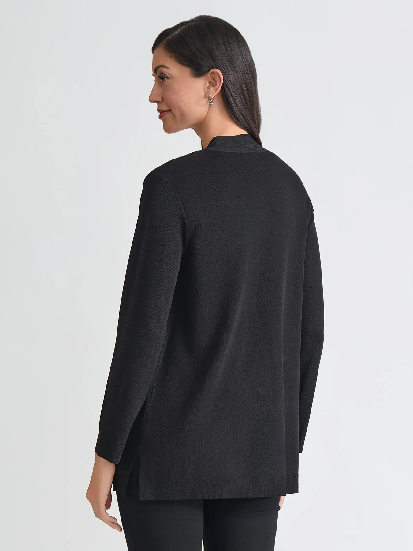 Plus Size Open Front Icon Cardigan - Image 4