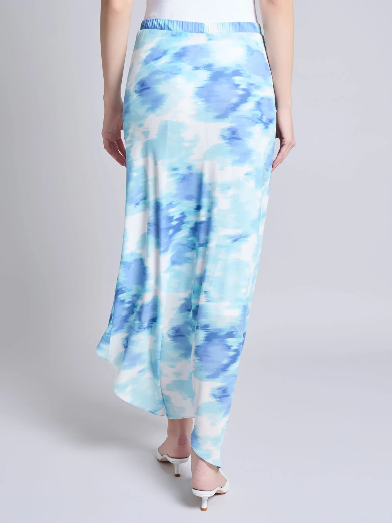 Pull-On Ruffle Trim Midi Skirt - Image 4